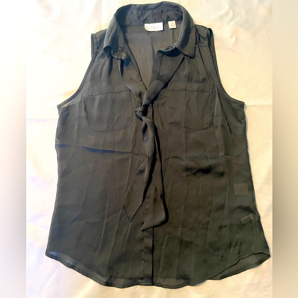 Sheer Sleeveless Top